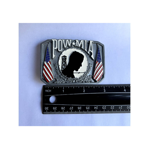 POW/MIA The National League of Families Pow Mia Belt Buckle - Picture 2 of 11